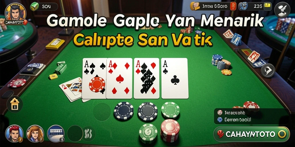 Tampilan gameplay menegangkan dalam CAHAYATOTO
