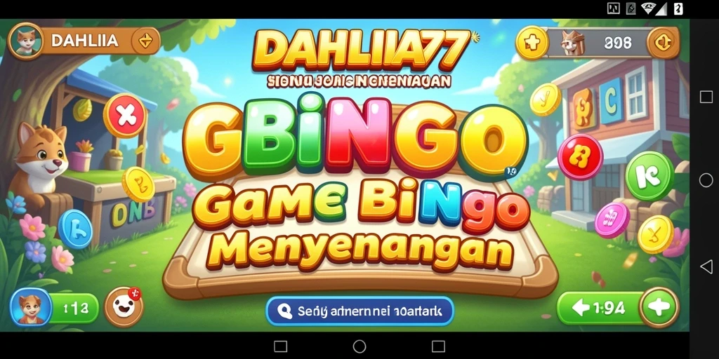 Tampilan gameplay seru dalam permainan Bingo DAHLIA77.