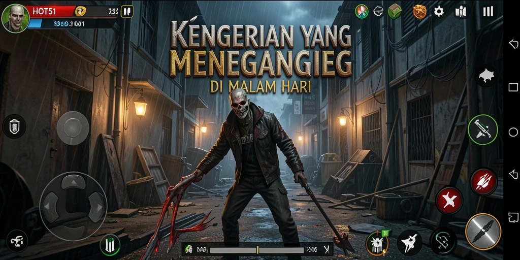 Gameplay HOT51 yang menyeramkan dan menegangkan.