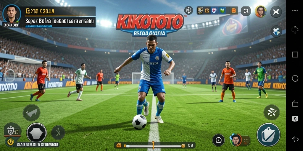 Tampilan gameplay KIKOTOTO yang menyenangkan dan mendebarkan.