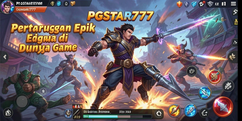 Tampilan gameplay seru dari PGSTAR777 dalam pertarungan.