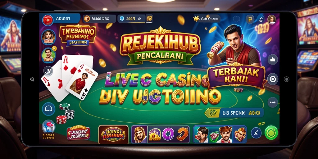 Tampilan menarik dalam gameplay Live Casino REJEKIHUB yang interaktif.