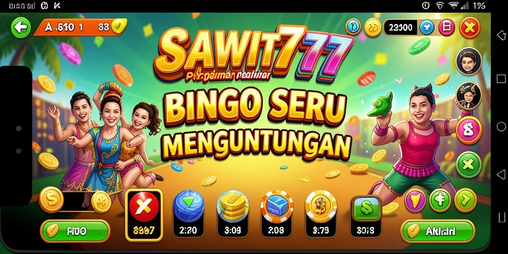 Tampilan gameplay Bingo di SAWIT777 yang mengasyikkan dan interaktif.